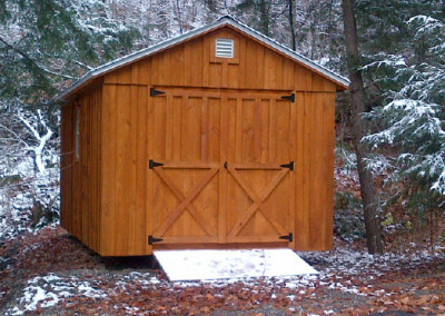 Amish Shed with Double Doors